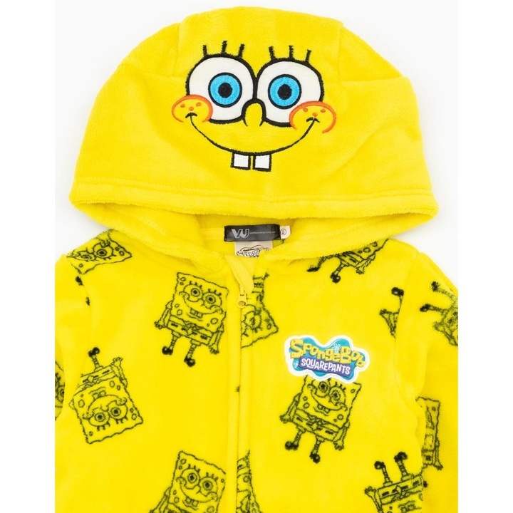Actual product image Spongebob Squarepants Children/Kids Repeat Print Sleepsuit (116)