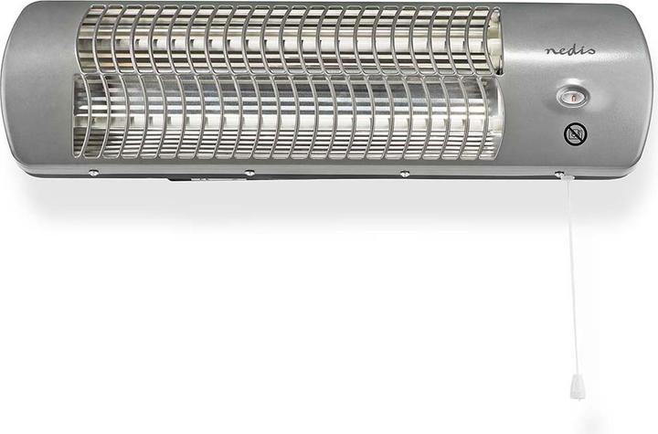 Produktbild Nedis HTBA10GY Bad-Schnellheizer 1200W 12m² Grau (1200 W)