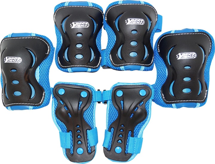 Produktbild Magni Best Sporting Schützer Set HQ, Kinder Knie-, Ellenbogen- und Handrückenschützer, Grösse XS/S M (XS, S, M, Handgelenkschoner, Ellbogenschoner, Knieschoner, 6 Stück)