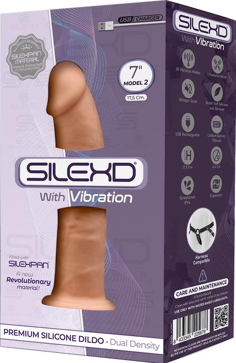 Produktbild Silexd Model 2 7" Premium Silicone Dildo with Vibration