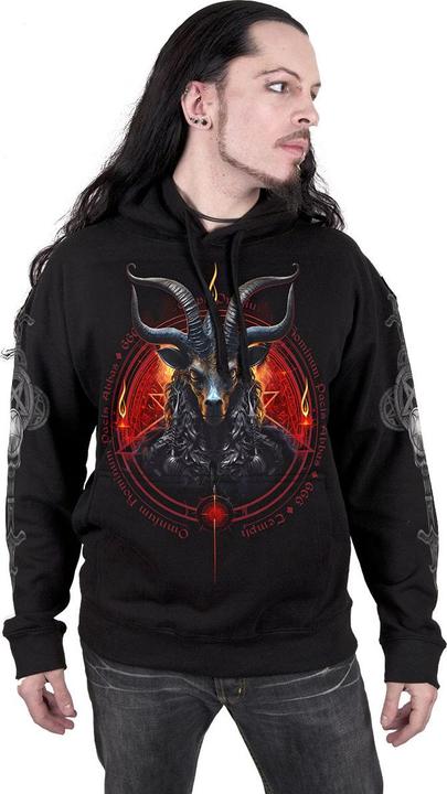 Image du produit Spiral - Sweat à capuche motif/style Baphomet - Adulte (L)