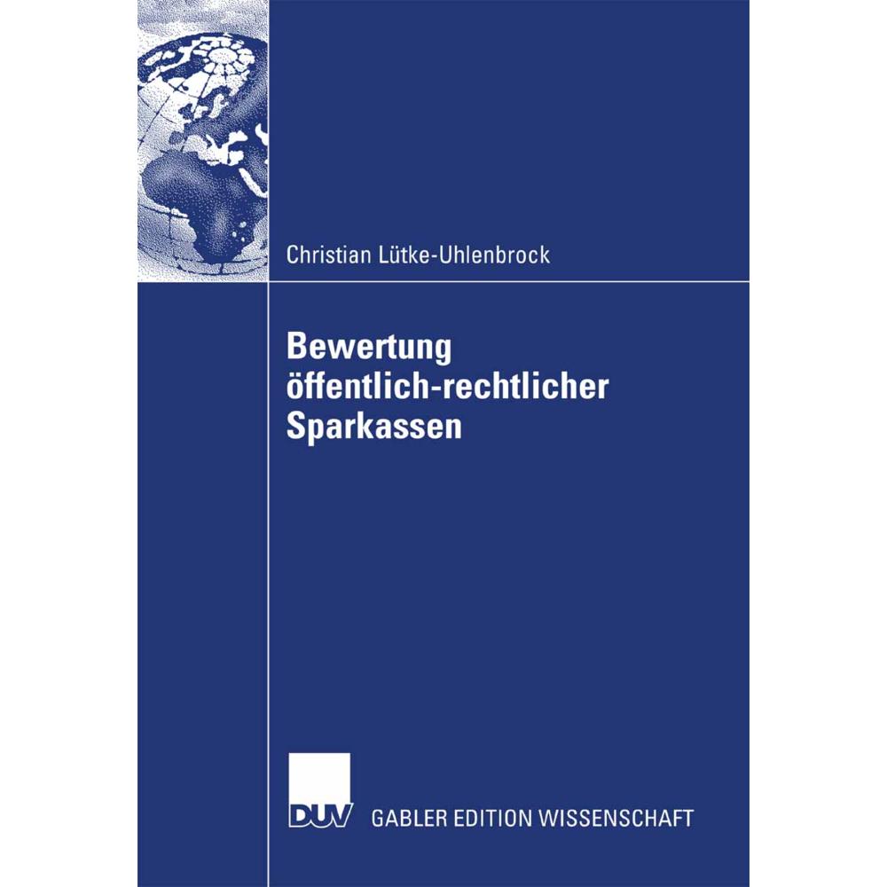 Bewertung öffentlich-rechtlicher Sparkassen, Fachbücher von Christian Lütke-Uhlenbrock