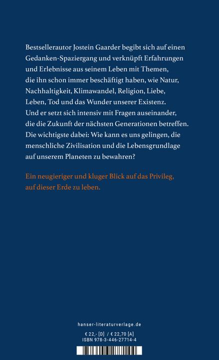 Produktbild Ist es nicht ein Wunder, dass es uns gibt? (Deutsch, Gabriele Haefs, Jostein Gaarder, 2023)