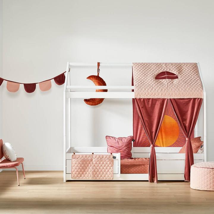 Immagine prodotto Lifetime Kidsrooms 4 in 1 Casa letto Sunset Dreams KOMBI 2 con tetto in tessuto e ripiano Rollaway