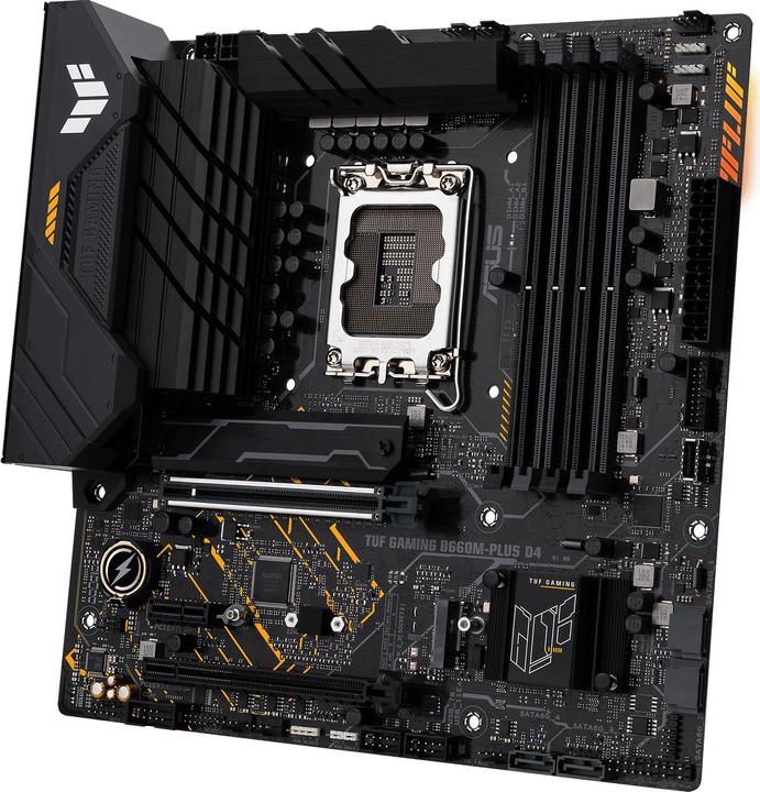 ASUS TUF GAMING B660M-PLUS D4 (LGA 1700, Intel B660, mATX)