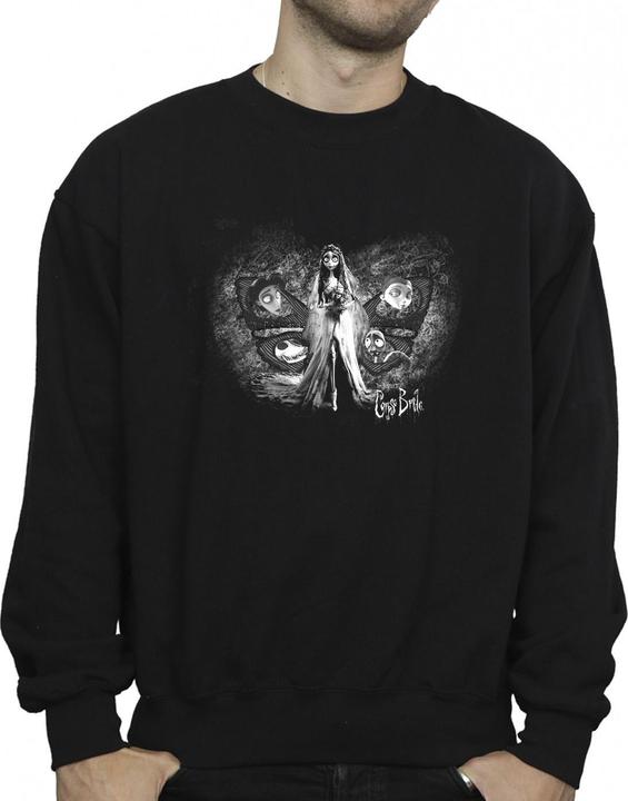 Actual product image Corpse Bride Mens Emily Butterfly Sweatshirt (3XL)