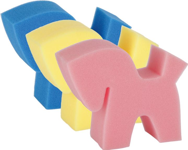 Productafbeelding Kerbl Reinigingsspons Flecki Paard Vorm Set van 3