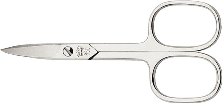 Actual product image Nippes Nail scissors with curved tip, nickel-plated, 850