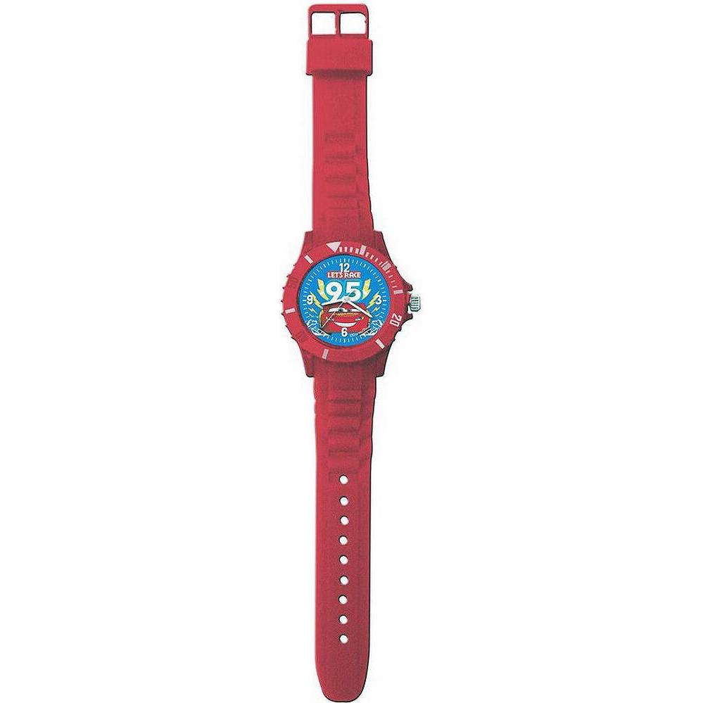 Pulio, Orologio da polso, Orologio Diakakis Analogoy in confezione Cars, Rosso, (40 mm)