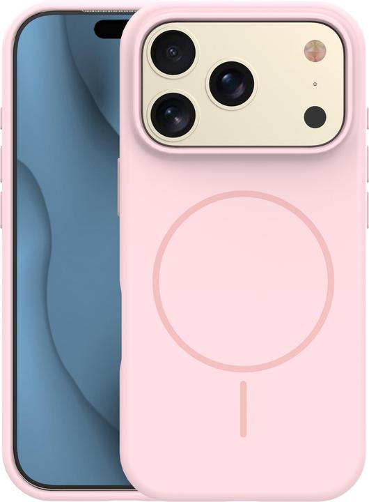 Productafbeelding OEM Silicone Thin Mag case for iPhone 17 Pro light pink (Apple iPhone 17 Pro)