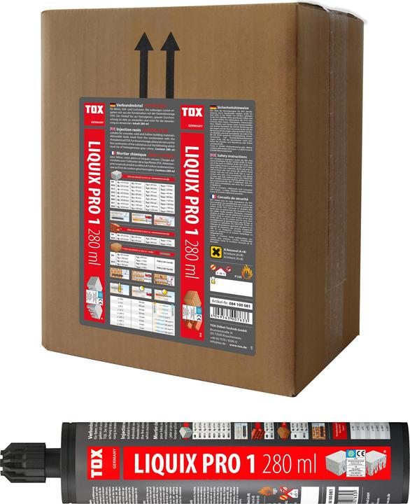 Produktbild Tox Verbundmörtel Liquix Pro 1 styrolfrei 280 ml (1 Stk.)