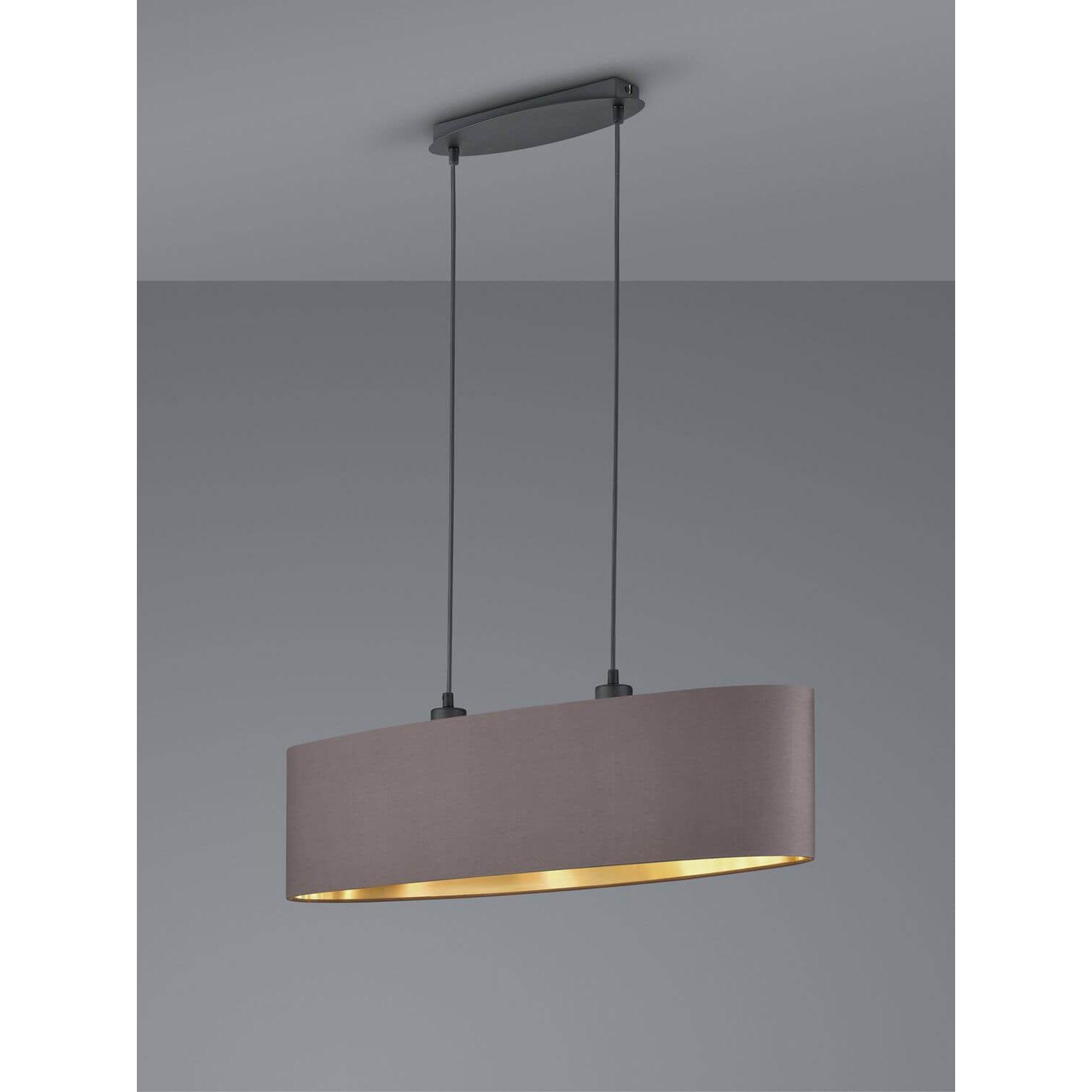 Thumbnail - Trio, Pendelleuchte, Hostel Pendelleuchte E27 2-fach Taupe (E27)