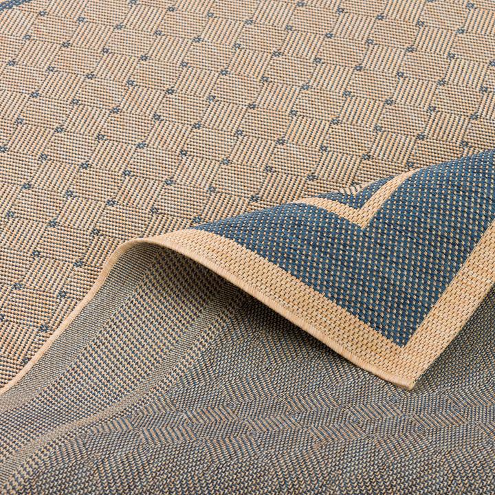 Produktbild Pergamon Modern Flachgewebe Ruggy Karo Bordüre (120 x 170 cm)