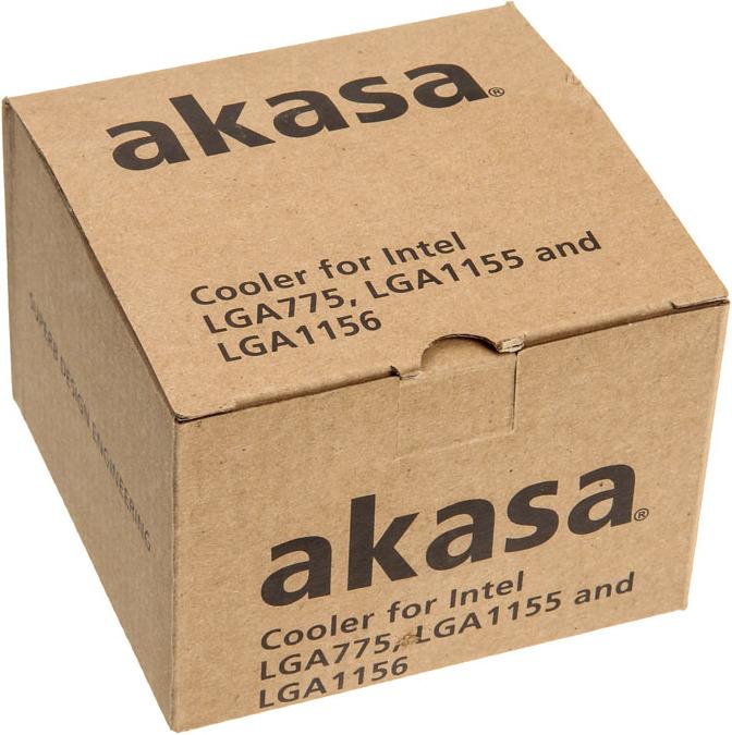 Produktbild Akasa Dual Socket Low Noise PWM CPU-Kühler für 775/115X (53 mm)