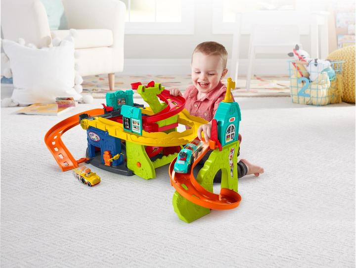 Produktbild Fisher-Price Little People - Sitzen und Stehen Wheelies Garage