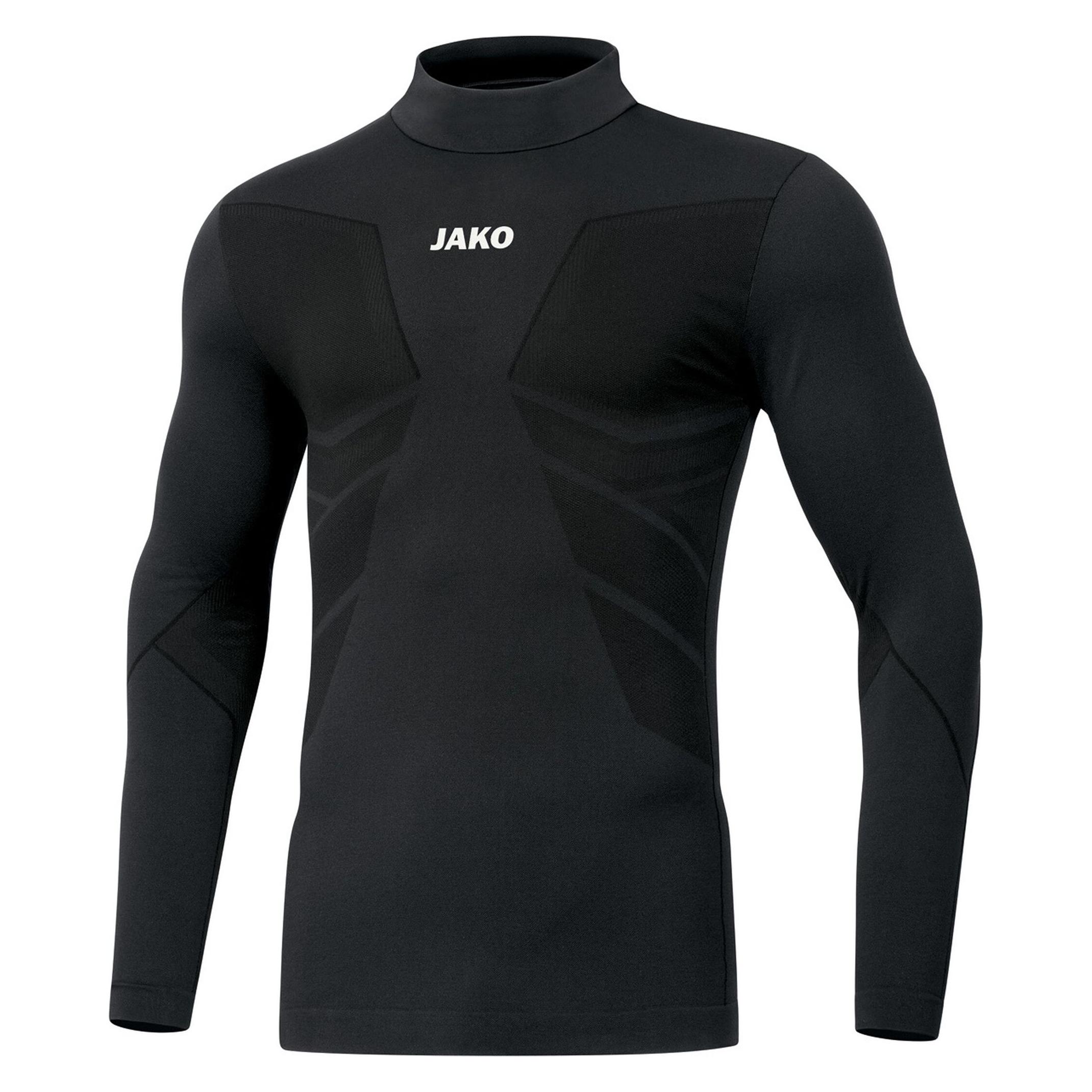 Jako, Unisex, Funktionsshirt, Turtleneck Comfort 2.0 (Xxs), Schwarz, Xxs
