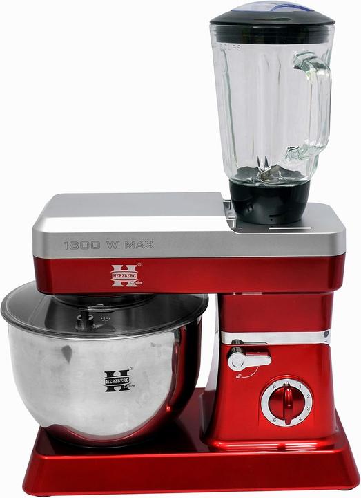 Actual product image Herzberg Multifunctional Food Processor with Large Capacity Bowl and Powerful Motor (1800 W, 6.50 l)