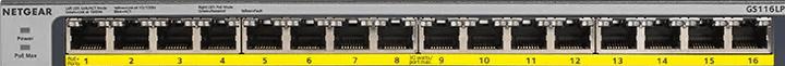 Produktbild Netgear Switch 16x GE GS116LP-100EUS unmanaged (16 Ports)