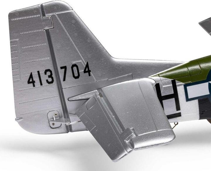 Actual product image E-Flite AVION Mustang P-51D 1000mm EP BNF with AS3X+ and SAFE Select (Warbird)