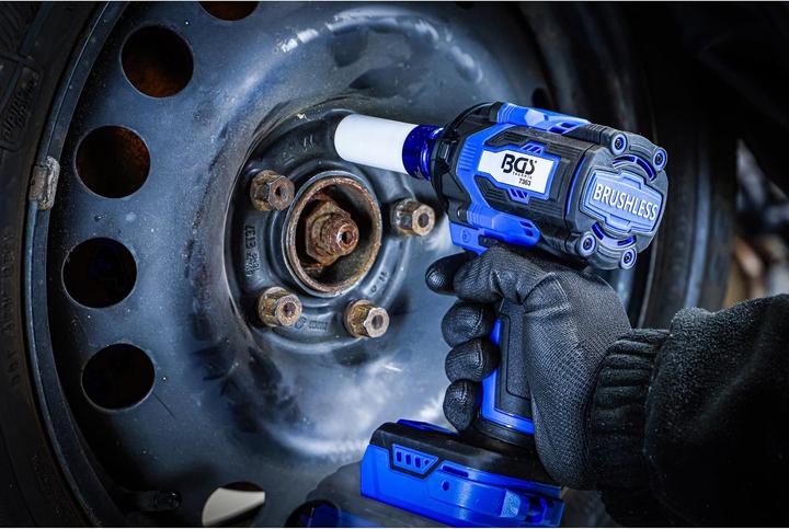 Produktbild BGS Akku-Schlagschrauber-Satz | bürstenlos | 550 Nm | 18 V | mit Akku und Schnell-Ladegerät