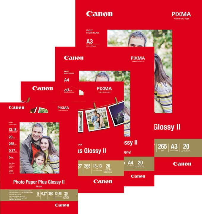 Actual product image Canon PP-201 Plus II (260 g/m², 10 x 15 cm, 50 x)