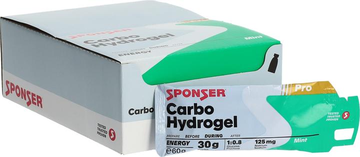 Actual product image Sponser Carbo Hydrogel Mint (Mint, 20 pcs., 1200 g)