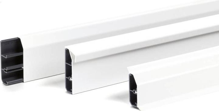 Productafbeelding OBO Bettermann Plintkanalen SL Set 20x70 9010, 6132267 (Kabelkanaal, 200 cm)