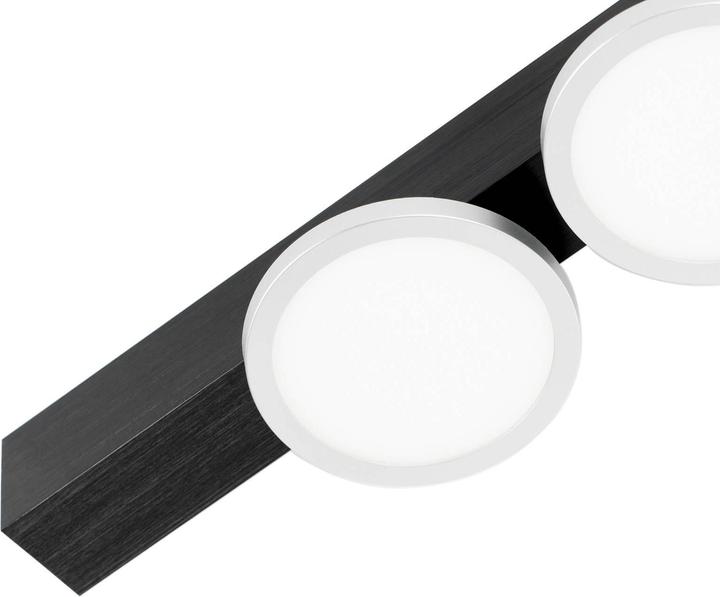 Image du produit Lucande Kellino plafonnier, 4 feux, noir (600 lm, GU10)