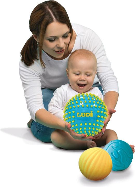 Actual product image LUDI Sensory ball set - blue - LU30021
