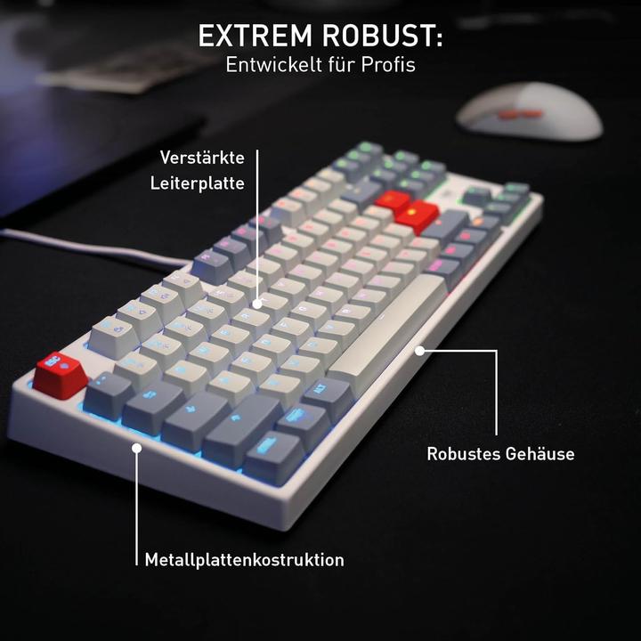Image du produit CHERRY Clavier XTRFY K4V2 TKL, rétro (FR, Filaire)