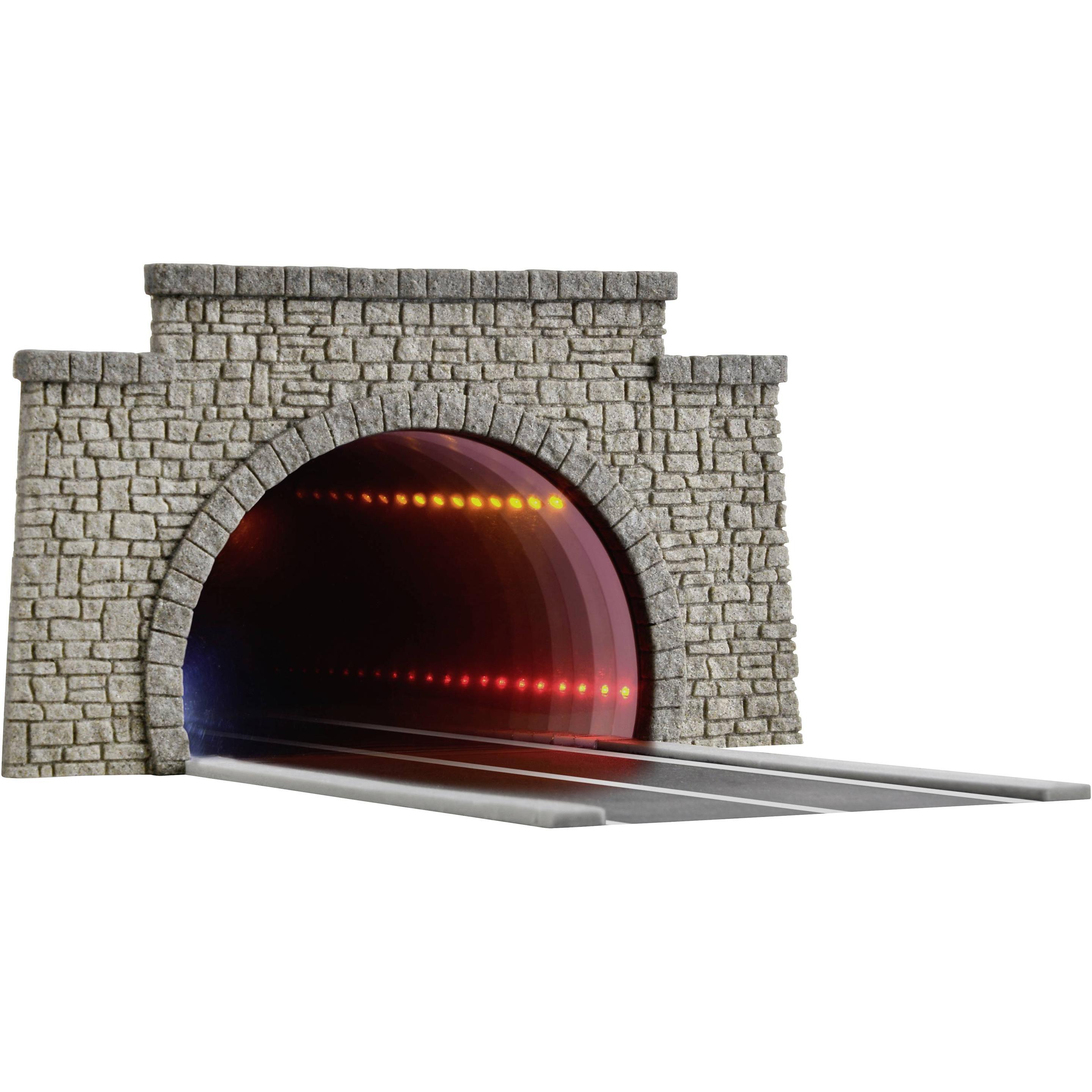 Viessmann Strassen Portal H0 Strassentunnel klassisch, mit LED Spiegel Tiefenwirkung (5097)