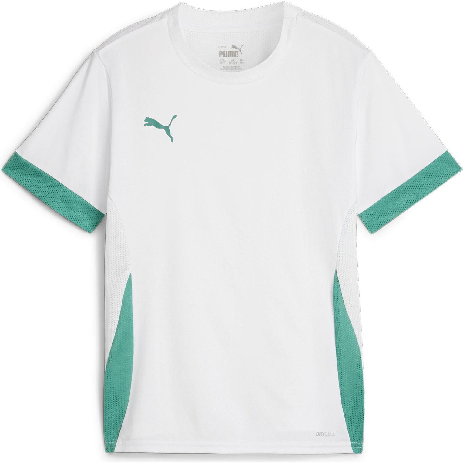 Puma, Jungen, Sportshirt, teamGOAL Matchday Jersey jr (164), Weiss, 164