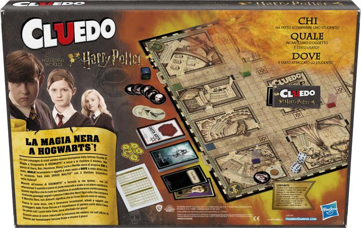Productafbeelding Hasbro Gaming Cluedo: Tovenaarswereld Harry Potter Editie Bordspel (Italiaans)
