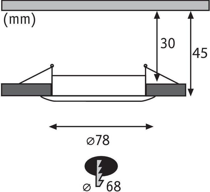Produktbild Paulmann Einbauleuchte Nova Plus Set (425 lm)