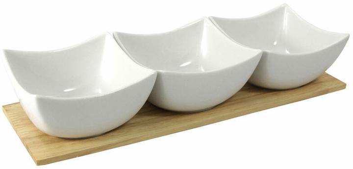 Tavola Dipschale auf Bambustablett