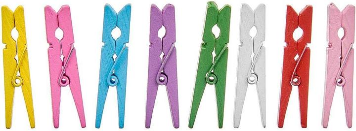 Produktbild Pincello Klammern gross Bunt Holz (24 Stück) (24x)