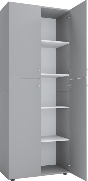 Produktbild VCM Büroschrank Aktenschrank Lona 5-fach Drehtüren (70 x 40 x 184 cm)