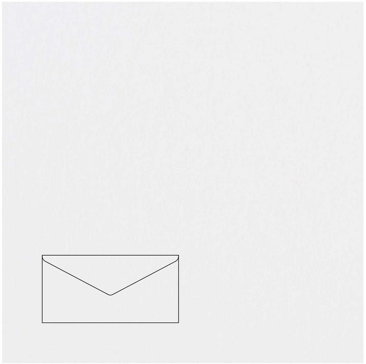 Actual product image Rico Design Paper Poetry Essentials DL Umschlag Hochweiss, Position (110 x 220 mm, 5x)