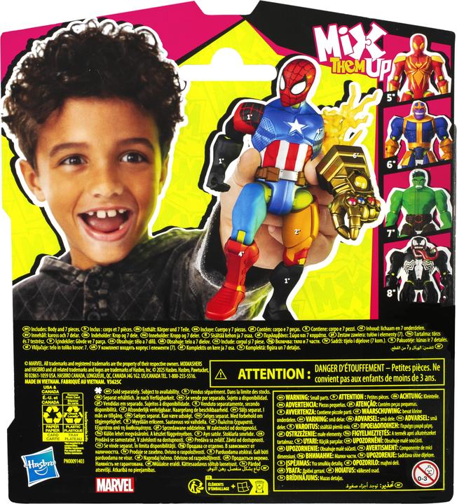 Image du produit Hasbro Mixmashers Spiderman Basic