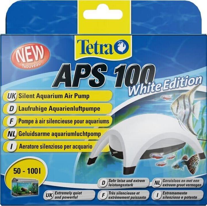 Tetramin Pompe à air APS 100 - blanc