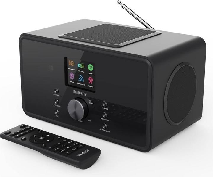 Produktbild Majority Bard Black (Internetradio, FM, UKW, WLAN, Bluetooth)