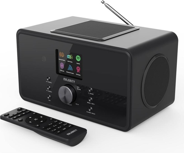 Produktbild Majority Bard Black (Internetradio, FM, UKW, WLAN, Bluetooth)