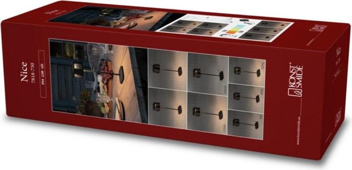 Image du produit Konstsmide Lampe de table Nice USB, noir (120 lm)