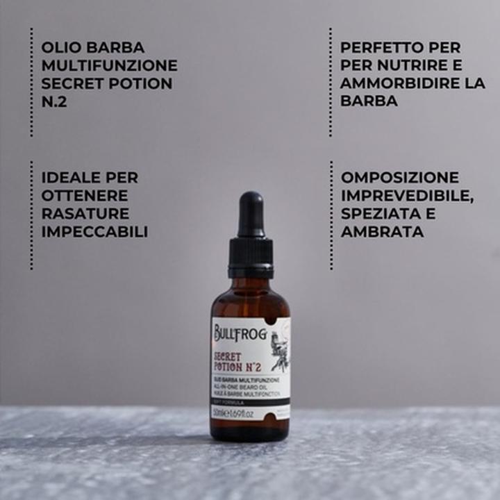 Produktbild Bullfrog All-in-One Beard Oil Secret Potion N°2 (50 ml)