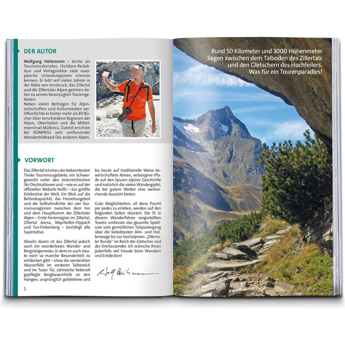Thumbnail - Wanderführer Zillertal, 55 Touren, Landkarte