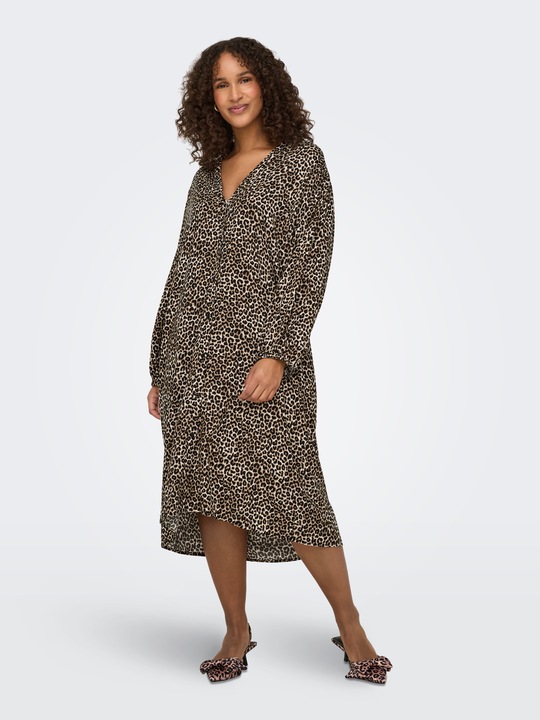 Produktbild Only CARNEWDENIZIA Langes Kleid Hemdblusenkleid (50)