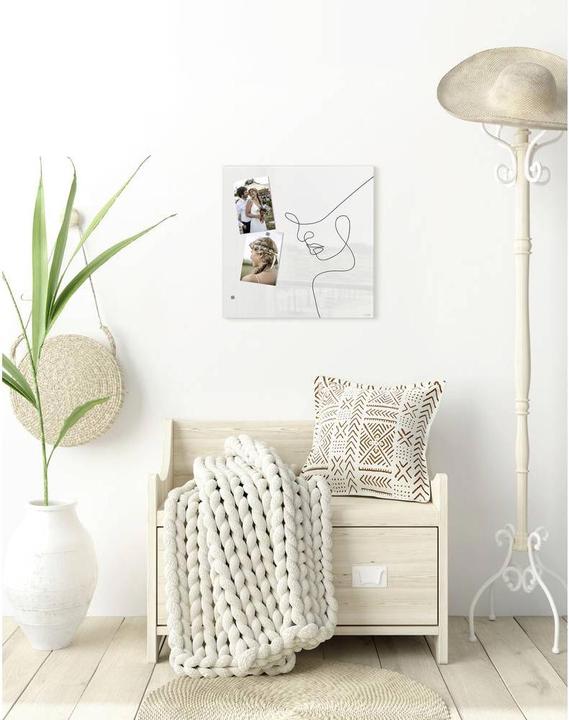 Actual product image Sigel Glass magnetic board Artverum with design (Magnet board, 48 x 48 cm)