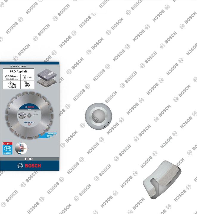 Produktbild Bosch Professional Zubehör PRO Asphalt Diamanttrennscheibe, 350 x 20/25,4 mm