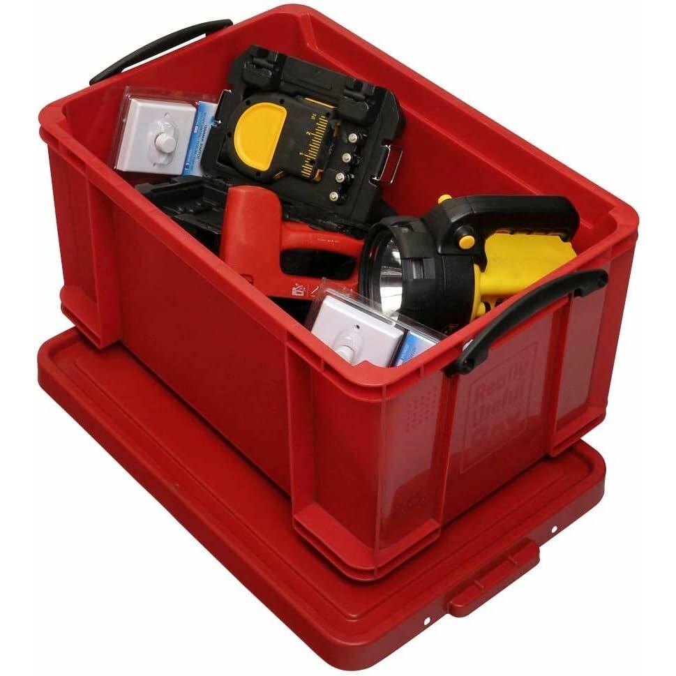 Really Useful Box, Box portaoggetti, Scatola portaoggetti davvero utile 48,0 l rossa 60,0 x 40,0 31,5 cm (48 l)