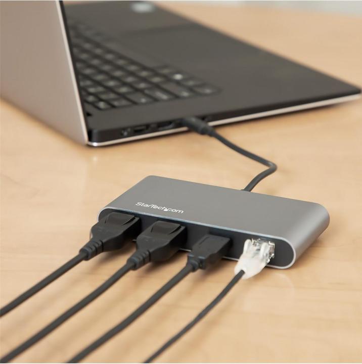 Actual product image StarTech TB3DKM2DPL (Thunderbolt, 4 Ports)